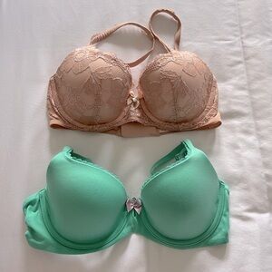 Victoria's Secret - Body by Victoria Lined Demi- Lace and Smooth Bra Set